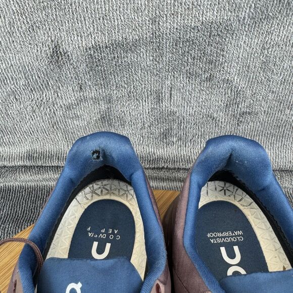 On Cloudvista Waterproof Shoes Womens Size 8.5 Brown Trail Running CloudTec - Picture 3 of 10